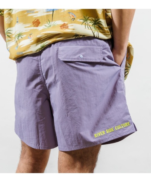 RIVER SIDE CULTURE(リバーサイドカルチャー)の「RIVER SIDE CULTURE/RSC STYLE 水陸両用ショートパンツ (M4)(その他パンツ・メンズ・ブラウン/グリーン/パープル/オレンジ/サックスブルー/チャコールグレー/イエロー/カーキ/ベージュ/ブラック/ネイビー・MEDIUM/LARGE/X-LARGE/FREE)」の16枚目の写真