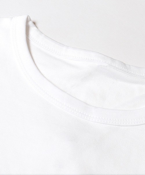 coca（coca）（コカ）の「スムースフレンチスリーブTシャツ（Tシャツ/カットソー・レディース・ブラック/ホワイト・S/M/L）」の15枚目の写真