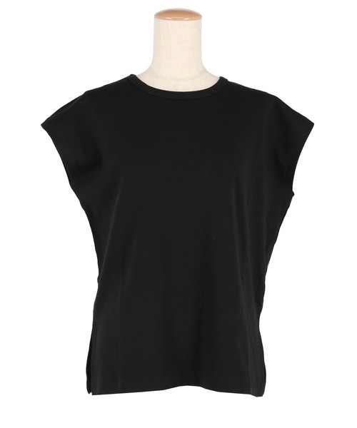 coca（coca）（コカ）の「スムースフレンチスリーブTシャツ（Tシャツ/カットソー・レディース・ブラック/ホワイト・S/M/L）」の20枚目の写真