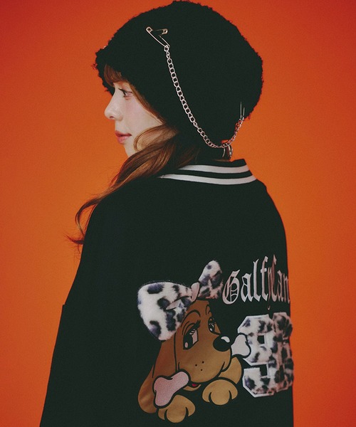 GALFY（ガルフィー）の「【GALFY/ガルフィー】GAL スポオフショルミニワンピ（ワンピース・レディース・ブラック/杢グレー/ホワイト・FREE）」の2枚目の写真