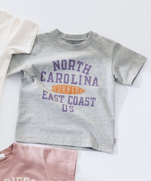 F.O.KIDS(エフオーキッズ)の「【ジュニア対応】GOOD OLD USA 5柄Tシャツ(Tシャツ/カットソー・キッズ・グレー/カーキ/キナリ/ネイビー/ピンク・80/90/100/110/120/130/140)」の3枚目の写真