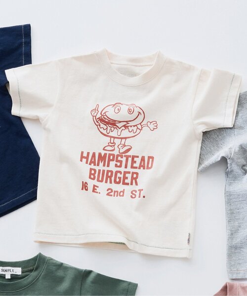 F.O.KIDS(エフオーキッズ)の「【ジュニア対応】GOOD OLD USA 5柄Tシャツ(Tシャツ/カットソー・キッズ・グレー/カーキ/キナリ/ネイビー/ピンク・80/90/100/110/120/130/140)」の2枚目の写真