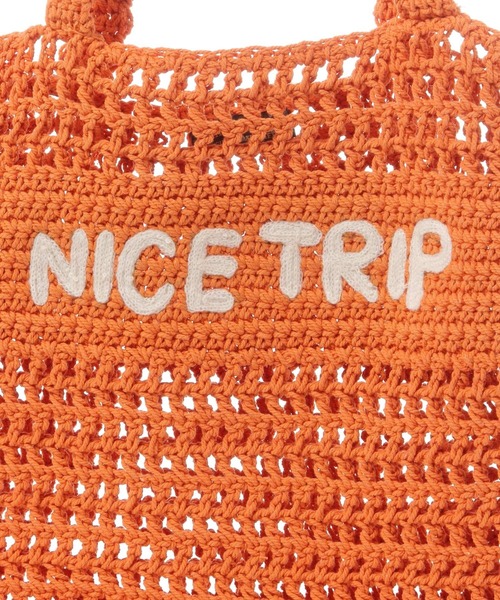 The Bagmati（ザバグマティ）の「【THE BAGMATI(ザ バグマティ)】ロゴトートバッグ（トートバッグ・レディース・ナチュラル/オレンジ/ベージュ・0）」の4枚目の写真