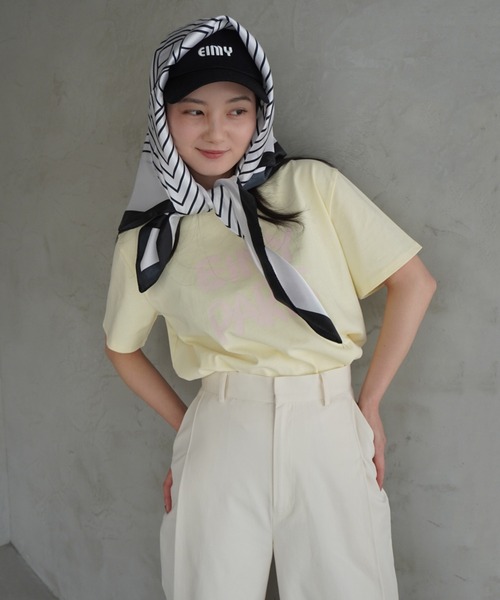 EIMY ISTOIRE(エイミーイストワール)の「タックボタンワイドパンツ(その他パンツ・レディース・アイボリー/ブラック・S/M)」の22枚目の写真
