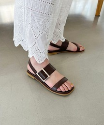 WA ORiental TRaffic | ベルトバックルフラットサンダル/52217(サンダル)