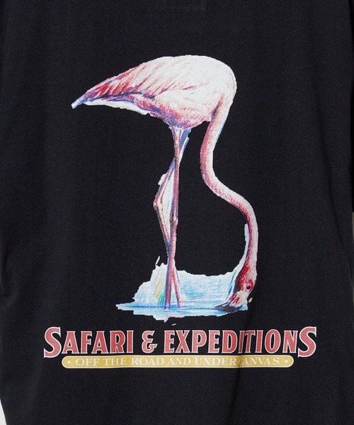 ROOPTOKYO（ループトウキョウ）の「KHAKI JUNGLE/カーキ ジャングル PRINTED CREW TEE Tシャツ 半袖（Tシャツ/カットソー・メンズ・ホワイト/ブラック・XL/L/M）」の18枚目の写真