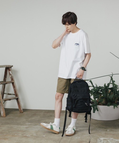 ROOPTOKYO（ループトウキョウ）の「KHAKI JUNGLE/カーキ ジャングル PRINTED CREW TEE Tシャツ 半袖（Tシャツ/カットソー・メンズ・ホワイト/ブラック・XL/L/M）」の15枚目の写真