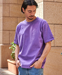 『JEMORGAN LONG JOHNS/ジェーイーモーガンロングジョーンズ』16/-OE天竺ピグメント半袖Tシャツ【+】