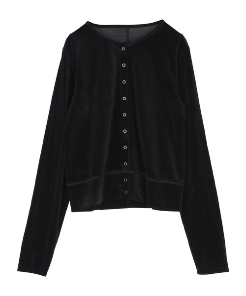 シアーベロアカーディガン（カーディガン/ボレロ）｜titivate