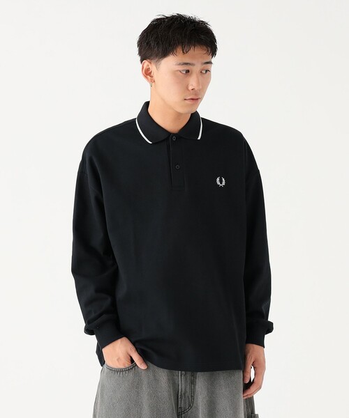 Fred Perry ブラック ポロシャツ Lサイズ FRED PERRY（フレッドペリー）の「【別注】FRED PERRY / SINGLE