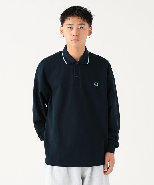 セール】【別注】FRED PERRY / SINGLE TIP RELAX PIQUE TEXTURE SHIRT