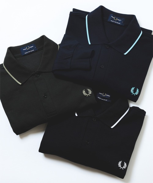 別注】FRED PERRY / SINGLE TIP RELAX PIQUE TEXTURE SHIRT