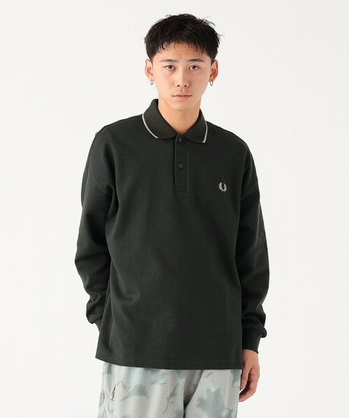 別注】FRED PERRY / SINGLE TIP RELAX PIQUE TEXTURE SHIRT