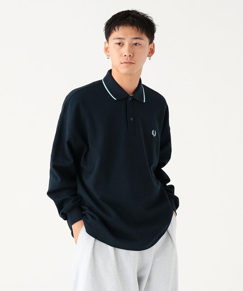 セール】【別注】FRED PERRY / SINGLE TIP RELAX PIQUE TEXTURE SHIRT