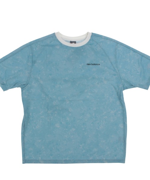 NEW BALANCE（ニューバランス）の「【別注】ニューバランス New Balance プリントオーバーサイズTシャツ_ 限定コラボ（Tシャツ/カットソー・メンズ・グリーン/ネイビー/サックスブルー・S/M/L/LL/3L）」の3枚目の写真