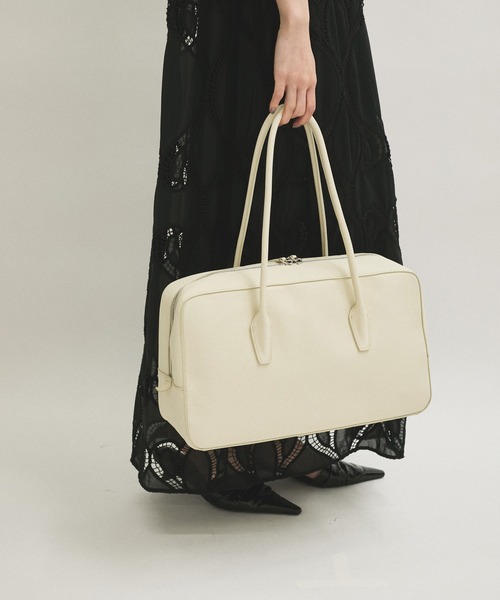 ADAM ET ROPE'（アダムエロペ）の「【PFT】 P boston Large バッグ（ボストンバッグ・レディース・オフホワイト・FREE）」の3枚目の写真