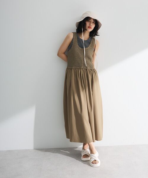 Green Parks(グリーンパークス)の「・リボンアドヴェンチャーハット(ハット・レディース・カーキ/ブラック/ダークベージュ/アイボリー・FREE)」の20枚目の写真