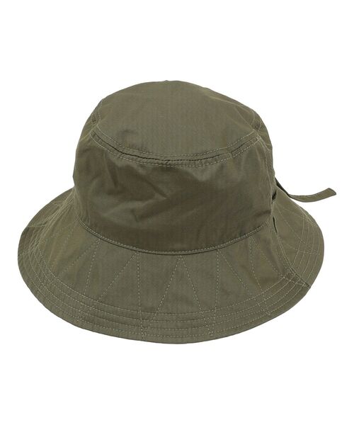 Green Parks(グリーンパークス)の「・リボンアドヴェンチャーハット(ハット・レディース・カーキ/ブラック/ダークベージュ/アイボリー・FREE)」の7枚目の写真
