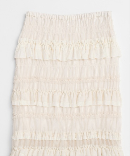 Lace Tiered Skirt/レースティアードスカート【MAISON SPECIAL