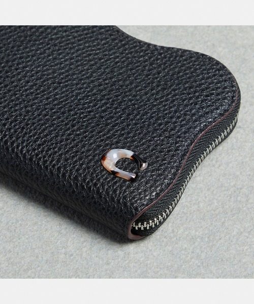 ウェイビー ジップ アラウンド ウォレット・Coachtopiaレザー