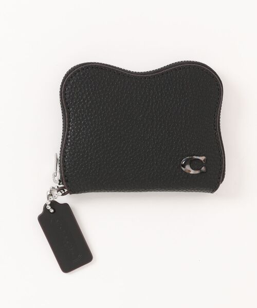 COACH Coachtopia 黒 レザー カードケース COACH コーチ コインケース コーチトピア Coachtopia ぺ
