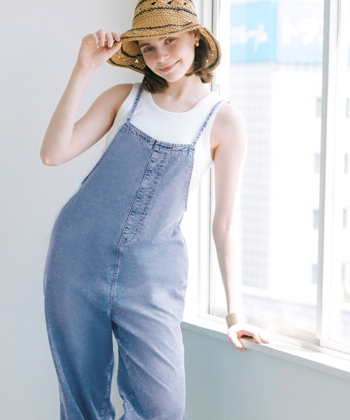 coca(coca)(コカ)の「デニムサロペット(サロペット/オーバーオール・レディース・ブルー・S/L/M)」の8枚目の写真