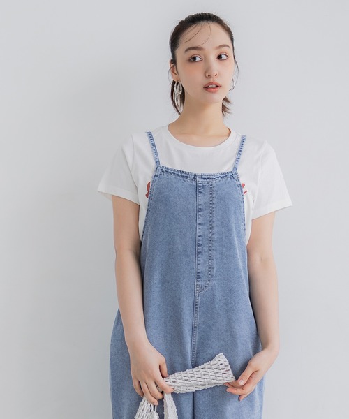 coco＊即購入大歓迎GALLARDAGALANTE デニムサロペッ未使用 サイズ展開あり】【長さ調整可能】デニムサロペット