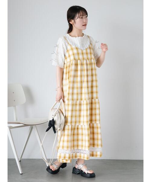 ehka sopo（エヘカソポ）の「袖リボンカットソー（Tシャツ/カットソー・レディース・キナリ/ブラック/グレー・F）」の5枚目の写真