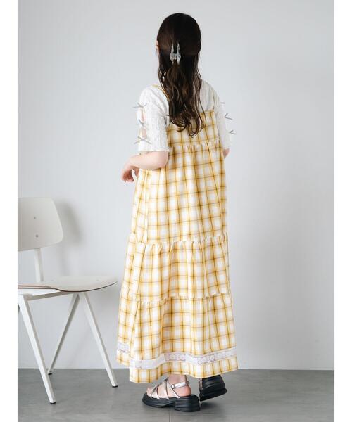 ehka sopo（エヘカソポ）の「袖リボンカットソー（Tシャツ/カットソー・レディース・キナリ/ブラック/グレー・F）」の8枚目の写真