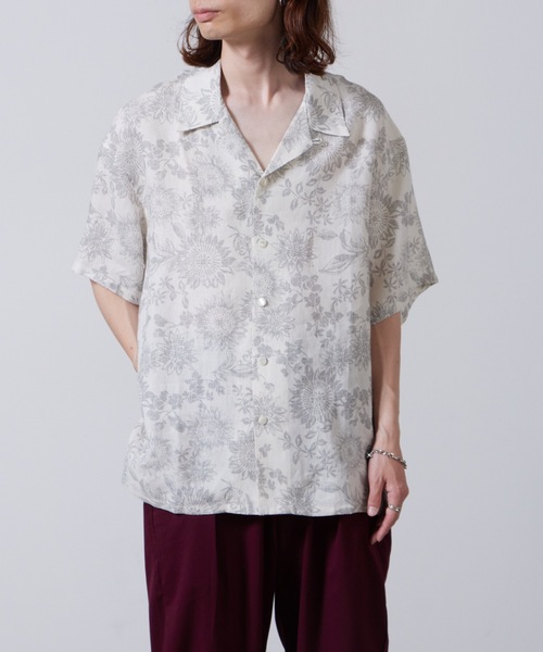 superNova.（スーパーノヴァ）の「superNova./スーパーノヴァ Aloha shirts-Sunflower（シャツ/ブラウス・メンズ・ホワイト・S）」の8枚目の写真