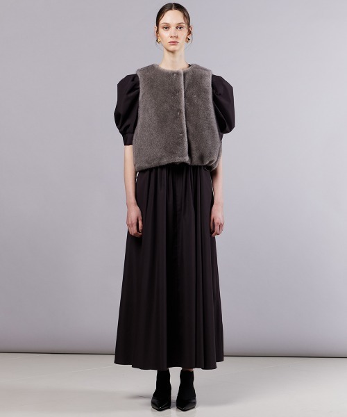 セール】ミンクフェイクファーベスト（ベスト）｜Sov.（ソブ）の