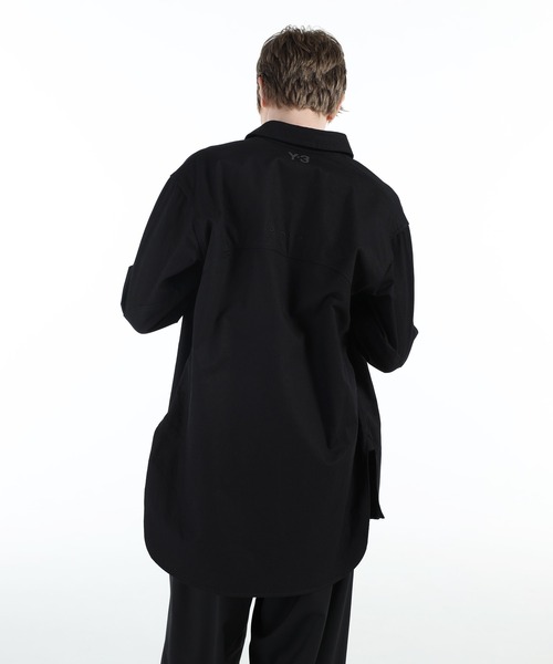 Y-3(ワイスリー)の「Y-3 UT TWILL OVERSHIRT(シャツ/ブラウス・メンズ・ブラック・MEDIUM/X-SMALL/SMALL/X-LARGE/LARGE)」の4枚目の写真