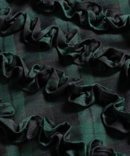 BEAMS BOY（ビームスボーイ）の「フリル ストール（ストール/ショール・レディース・ネイビー/ブラウン・ONE SIZE）」の13枚目の写真