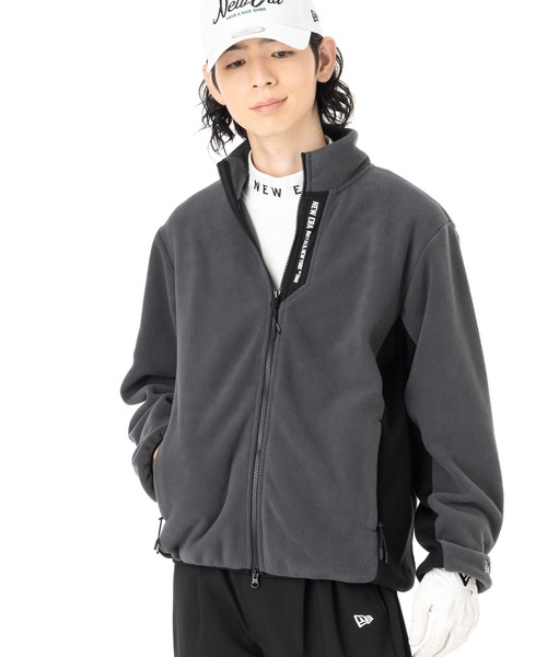 ニューエラ ゴルフ ジャケット フリースフルジップ（その他アウター