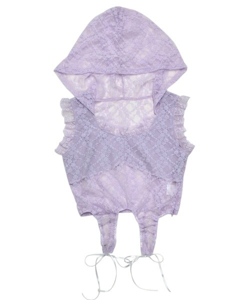 lilLilly(リルリリー)の「レースコルセットパーカー(パーカー・レディース・ブラック/パープル/ホワイト・FREE)」の15枚目の写真