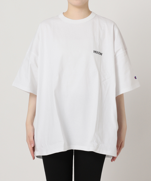 CHAMPION×JOURNAL STANDARD by HOLIDAY 追加》【CHAMPION×JOURNAL STANDARD by HOLIDAY】 Tシャツ（T