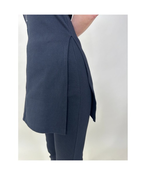 EGOIST（エゴイスト）の「カットリブSETUP（セットアップ・レディース・ブラック/グレー・FREE）」の9枚目の写真