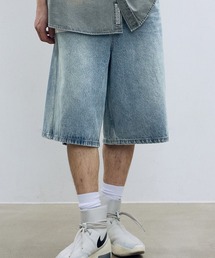 【UNISEX】Filluminate/カーブバミューダパンツ