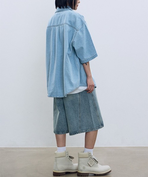 F.ILLUMINATE(フィルミネイト)の「【UNISEX】Filluminate/カーブバミューダパンツ(その他パンツ・レディース・ブルー/ライトブルー・SMALL/MEDIUM)」の11枚目の写真