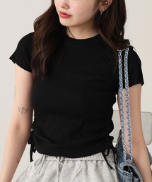 ROOPTOKYO（ループトウキョウ）の「ドロストデザインサマーリブニットトップス（ニット/セーター）」