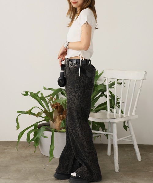 ROOPTOKYO（ループトウキョウ）の「ドロストデザインサマーリブニットトップス（ニット/セーター・レディース・ブラック系1/カーキ/アイボリー/ブルー/アイボリー系/ブラック系2/ピンク/ホワイト・FREE）」の18枚目の写真