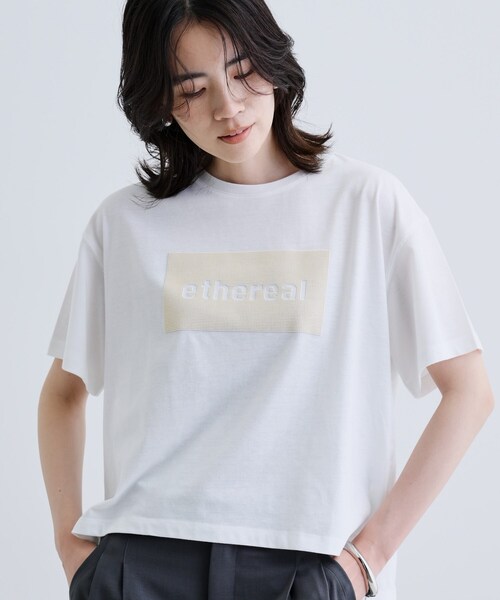 GALLEST(ギャレスト)の「シリコンロゴプリントT(Tシャツ/カットソー・レディース・グレー/ブラック/ホワイト・38)」の1枚目の写真