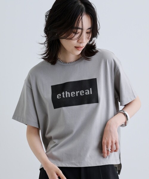 GALLEST(ギャレスト)の「シリコンロゴプリントT(Tシャツ/カットソー・レディース・グレー/ブラック/ホワイト・38)」の5枚目の写真