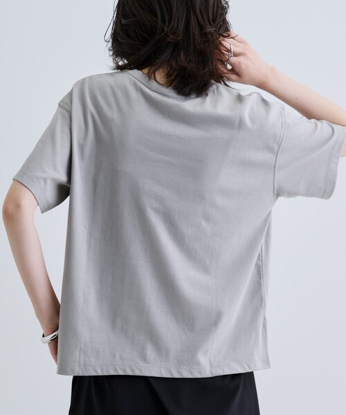 GALLEST(ギャレスト)の「シリコンロゴプリントT(Tシャツ/カットソー・レディース・グレー/ブラック/ホワイト・38)」の7枚目の写真