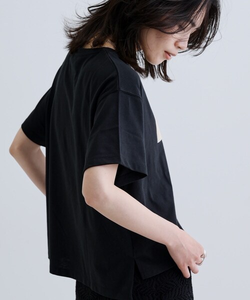 GALLEST(ギャレスト)の「シリコンロゴプリントT(Tシャツ/カットソー・レディース・グレー/ブラック/ホワイト・38)」の13枚目の写真