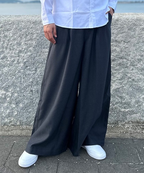 セール】ヘリンボーンワイドバギーパンツ（その他パンツ