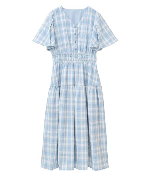 アリーム シアースリーブチェックワンピース シアースリーブチェックワンピース/Areeam（アリーム）の