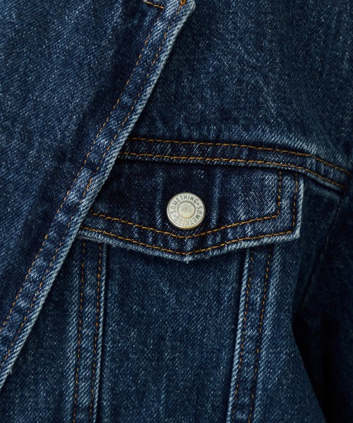 SOMETHING（サムシング）の「【GISELe 10月号掲載】atelier SOMETHING DENIM BLAZER/アトリエサムシングデニムブレザー（その他アウター・レディース・ブラック系その他/ブルー/ライトインディゴブルー/ブルー系その他/ブラウン・FREE）」の15枚目の写真