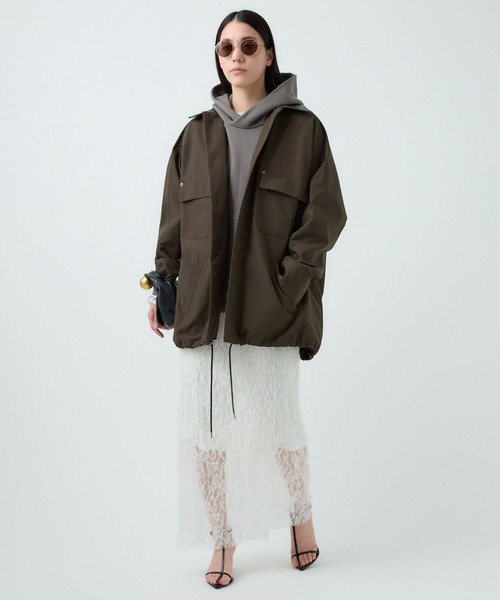 Chaos（カオス）の「Chaos(カオス)/◇VACHEMENT◇ステンカラーコート　25AW（ステンカラーコート・レディース・ダークブラウン・FREE）」の2枚目の写真