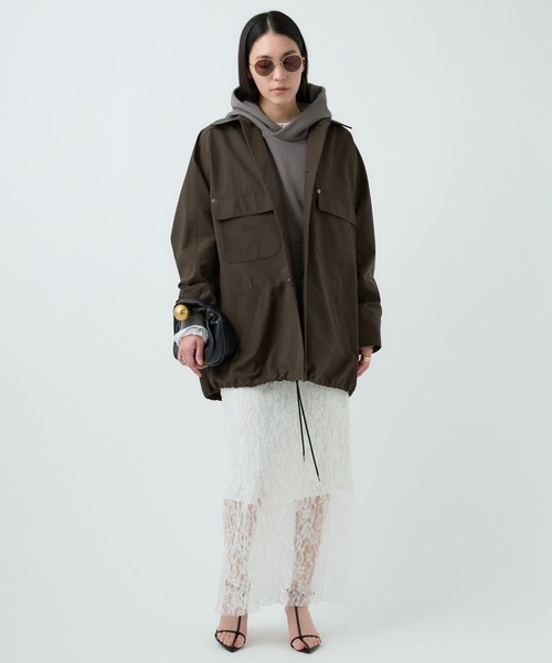 Chaos（カオス）の「Chaos(カオス)/◇VACHEMENT◇ステンカラーコート　25AW（ステンカラーコート・レディース・ダークブラウン・FREE）」の3枚目の写真